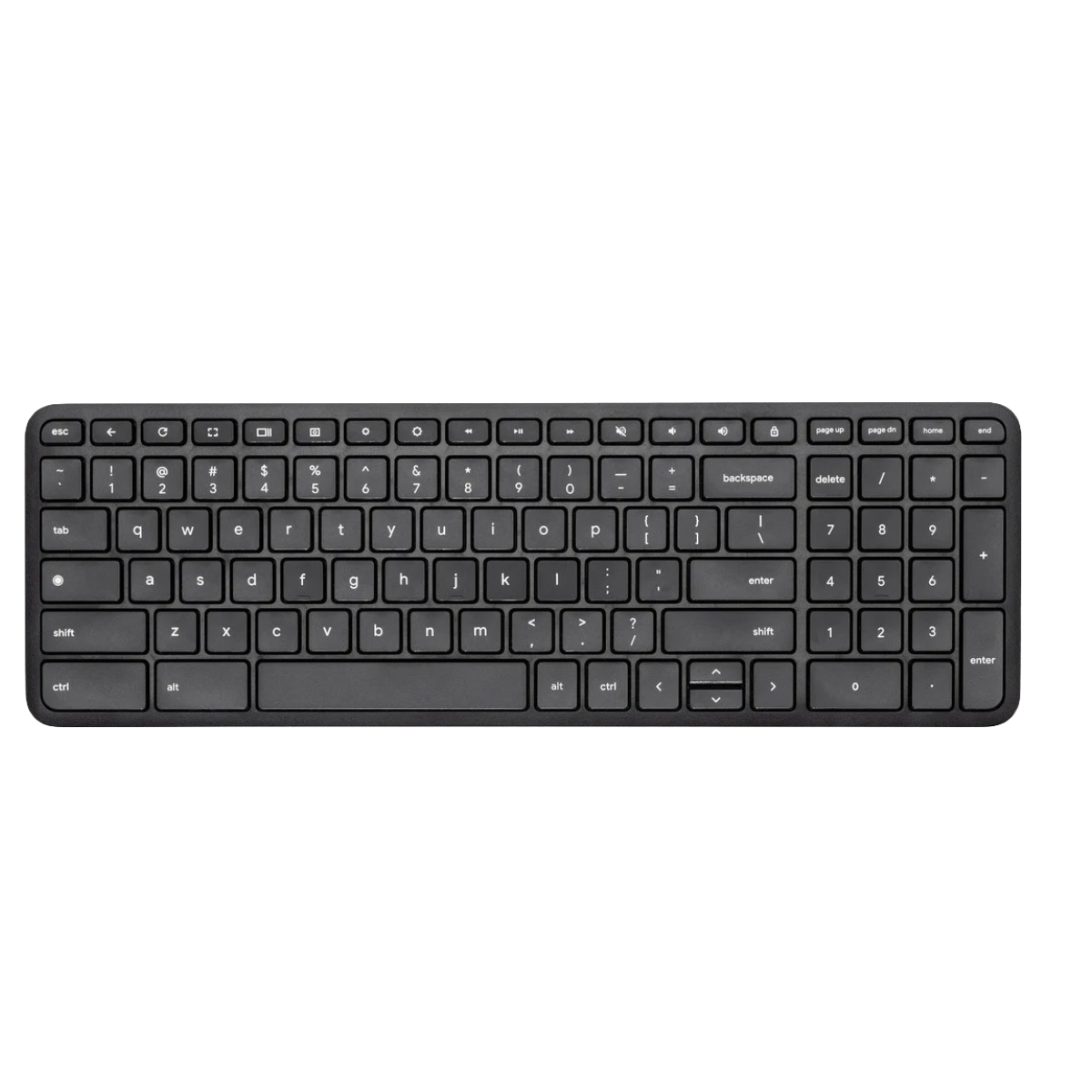 black keyboard that is flat against table